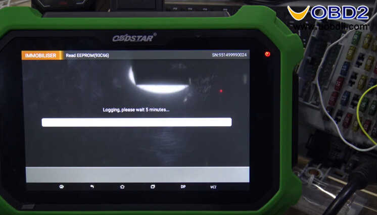 OBDSTAR X300 DP Plus Read PIN Code for Fiat Delphi 93c66 (9)