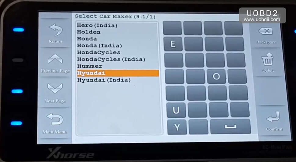 How to Use Codor Mini Plus Cut Keys for Huyndai ix35 Grand (12)