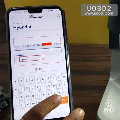 Hyundai Verna All Key Lost Cutting by Xhorse Dolphin (3)