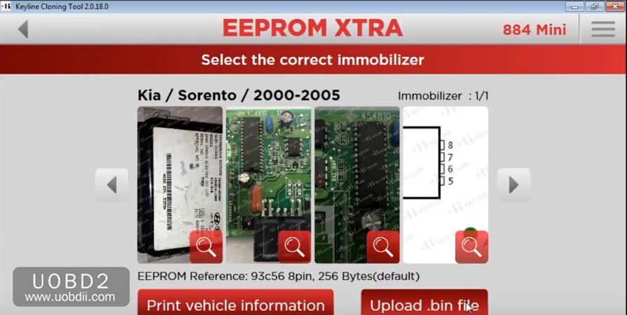 How to Use Keyline 884 to Add New Key for KIA Sorento 2005 (4)