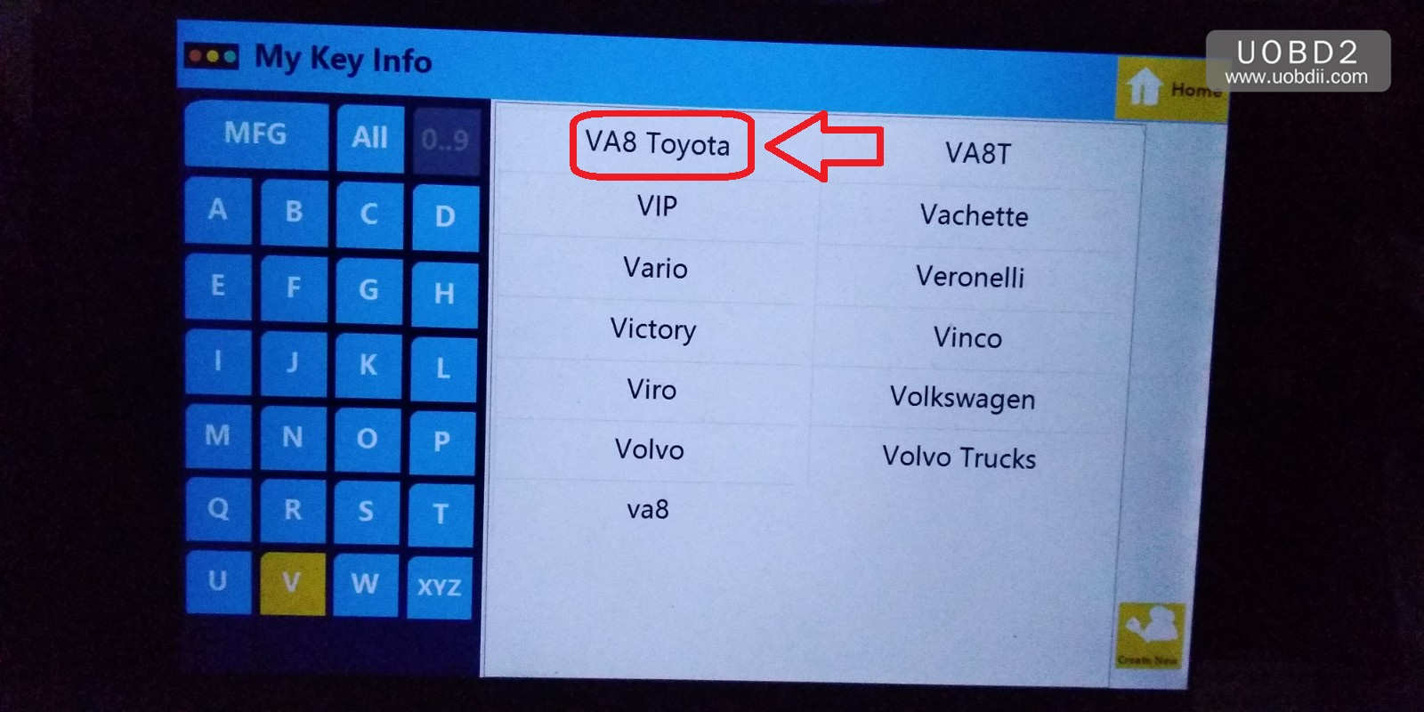 sec-e9z-create-new-key-for-va8-toyota-21