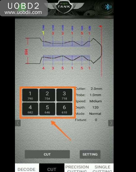 How to Use 2M2 Key Cutting Machine to Cut HON66 Key (7)